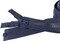 YKK #5 Molded Vislon Deep Navy Medium Weight Jacket Separating Zipper - Choose Your Length - Color: Deep Navy #058 - Made in The United States (1 Zipper Per Pack) (28" Inches)
